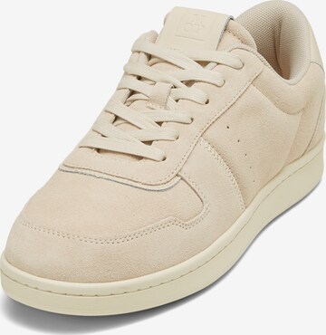 Marc O'Polo Sneakers laag in Beige: voorkant