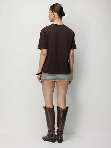 T-shirt MixRay en marron
