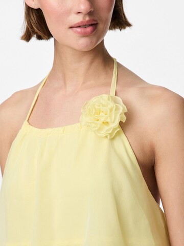 PIECES Kleid in Gelb