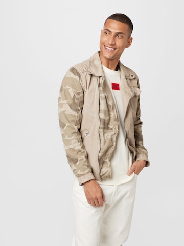 Veste mi-saison FREAKY NATION en beige : devant