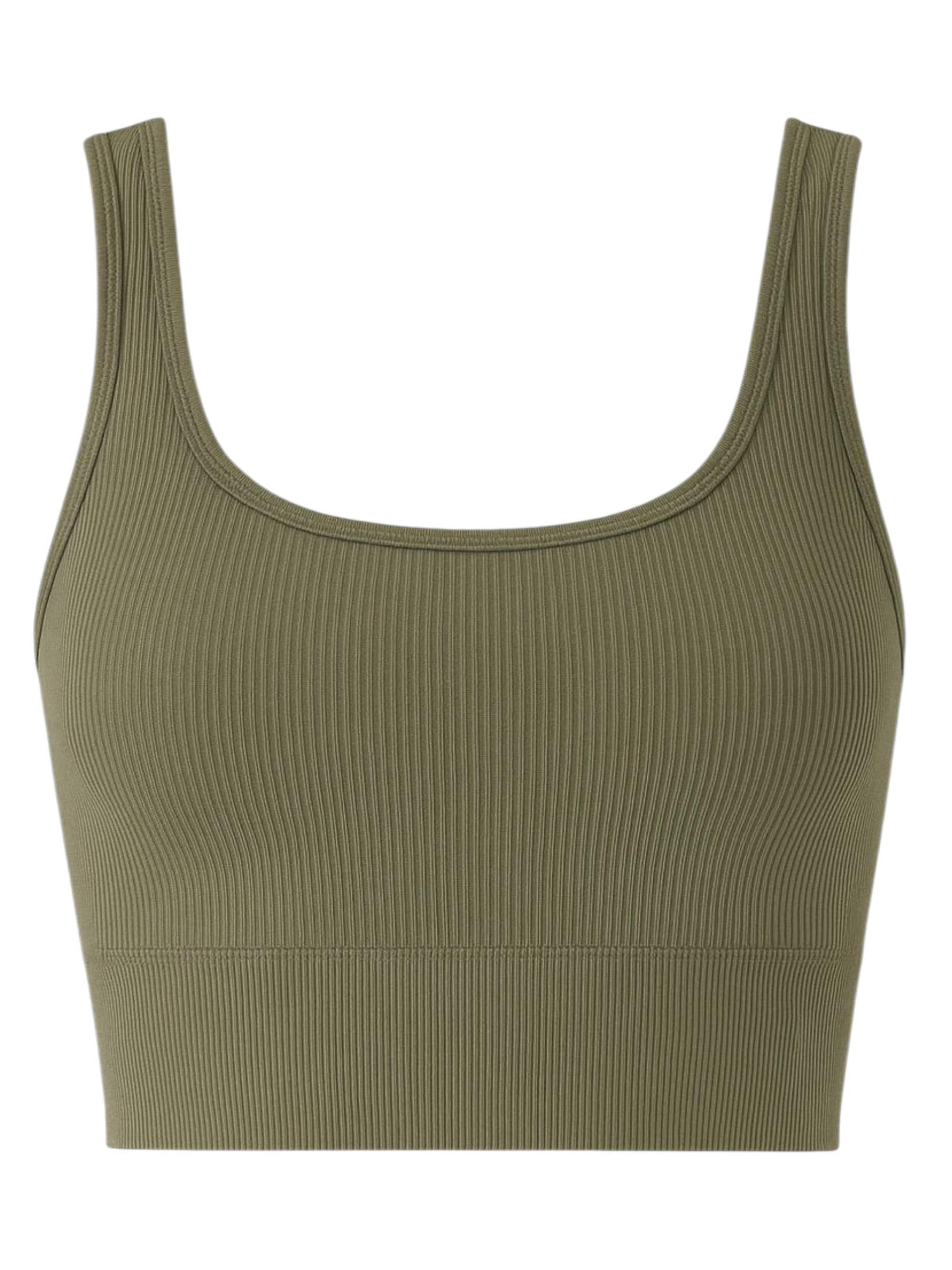 fashionshowcase - Top deportivo 'FlexiFit' en verde: frente