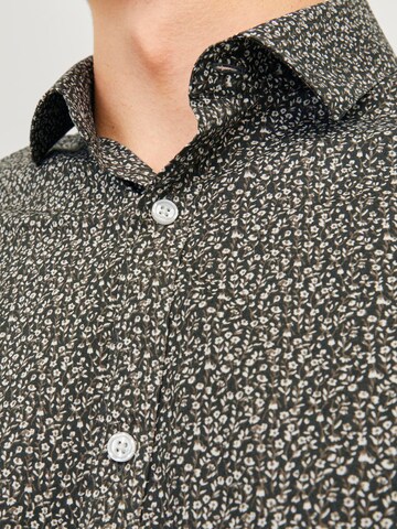 JACK & JONES Slim fit Πουκάμισο 'JPRBlackpool' σε γκρι