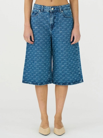 Ivy Copenhagen Wide leg Jeans 'Augusta' in Blauw: voorkant