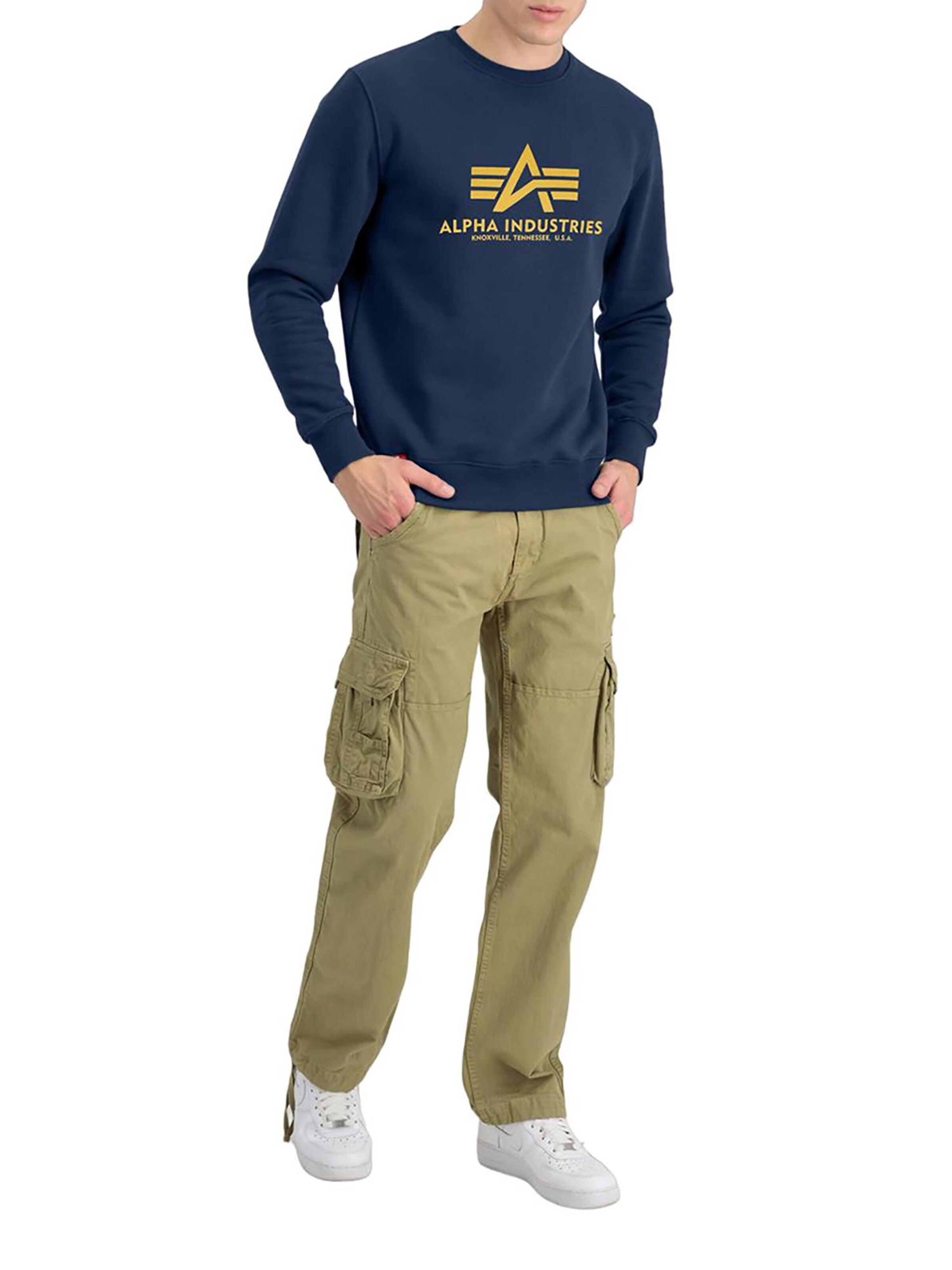 ALPHA INDUSTRIES Sweatshirt in Blue