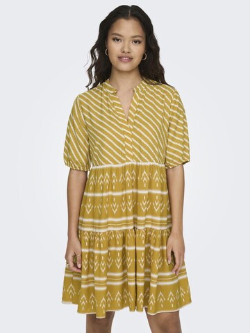 JDY Shirt Dress in Yellow: front