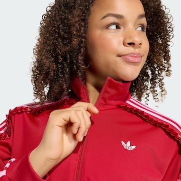 ADIDAS ORIGINALS - Sudadera con cremallera 'Firebird' en rojo