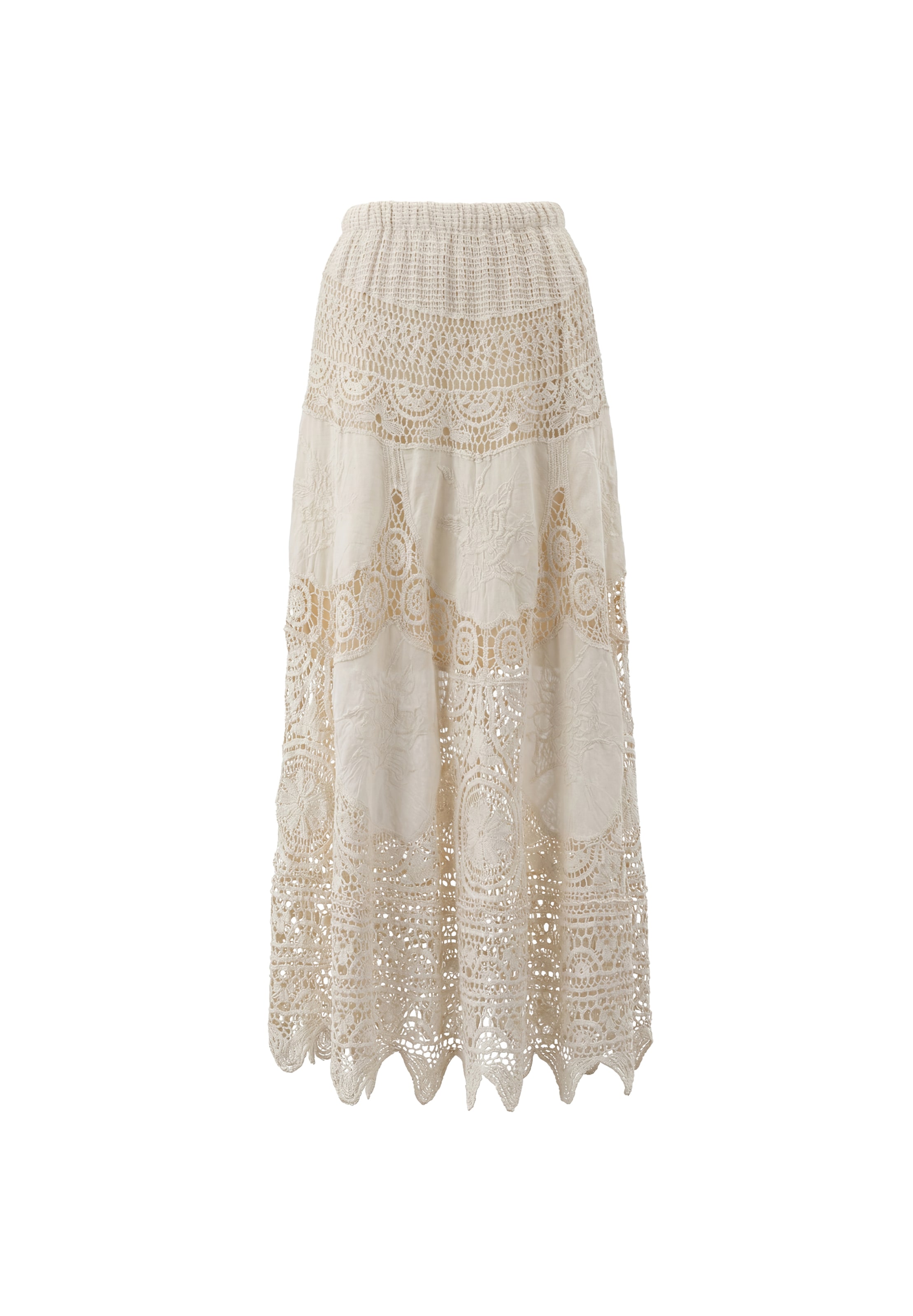 IZIA Skirt in Beige: front