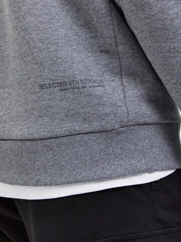 SELECTED HOMME Sweatshirt 'Hoffman' in Grey