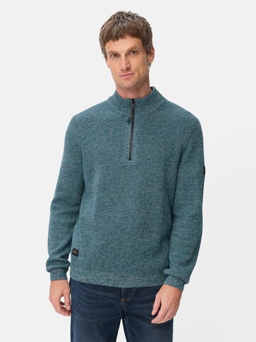CAMEL ACTIVE Sweater in Blue: front
