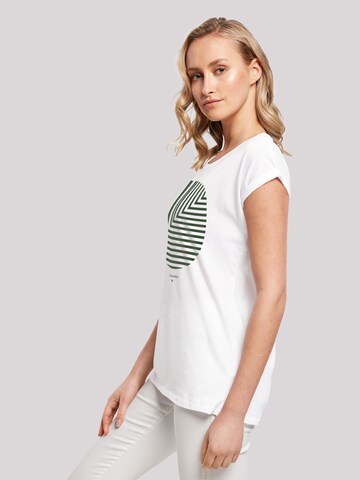 T-shirt 'Geometrics ' F4NT4STIC en blanc