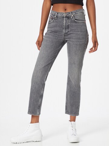 MANGO Regular Jeans 'Mar' in Grey: front