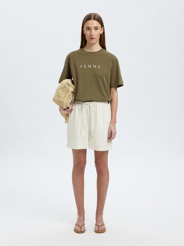 SELECTED FEMME Póló 'VILJA' - zöld