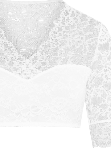 SUSA Traditional Blouse 'Wiesn-Zauber' in White