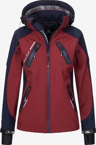 Rock Creek Outdoorjacke in Rot: predná strana