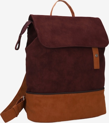 ZWEI Backpack 'JANA JR13' in Brown: front