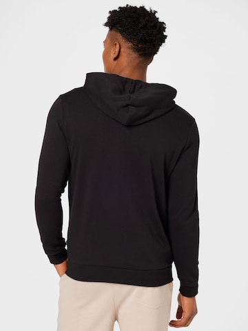 PUMA Athletic Zip-Up Hoodie in Black