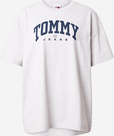 Tommy Jeans Avara lõikega särk 'VARSITY 1' meresinine / helehall, Tootevaade