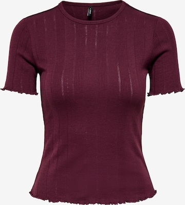 T-shirt 'ONLTENNA' ONLY en violet : devant
