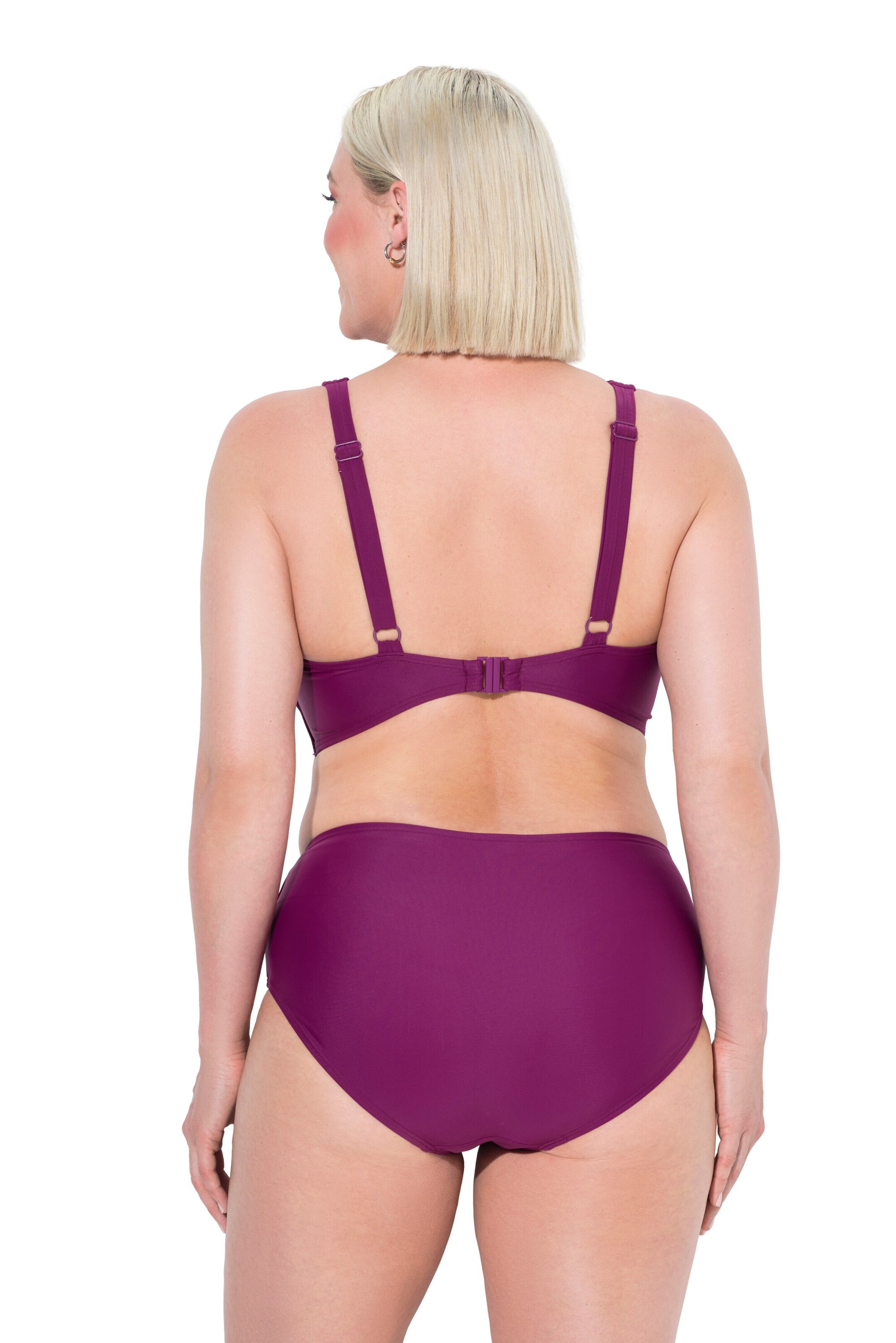 Ulla Popken Triangel Bikini in Lila