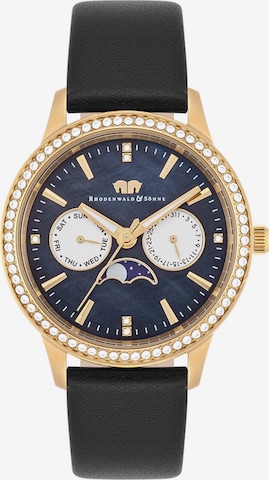 Montre à affichage analogique Rhodenwald & Söhne en noir : devant