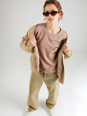 QUIKSILVER Shirt 'Uni Screen' in Brown