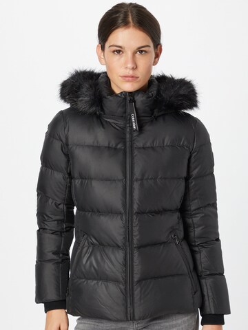 Veste d’hiver Calvin Klein en noir : devant