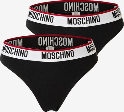 MOSCHINO Slip in rot / schwarz / weiß, Produktansicht