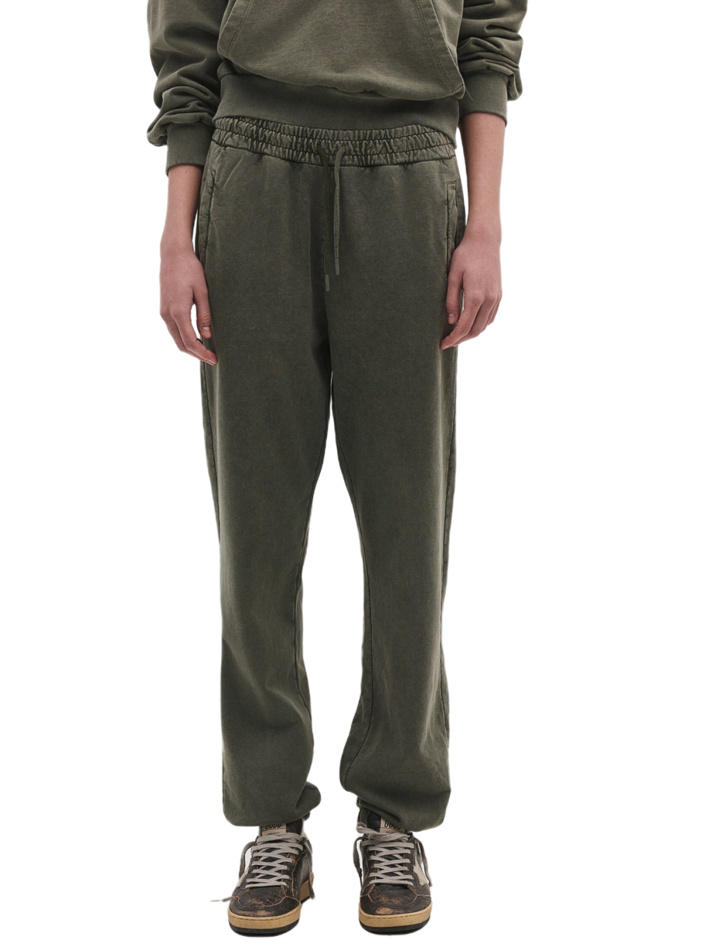 No Matter What Trousers in Green: front