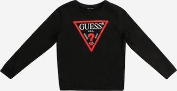 GUESS Sweatshirt in Black: front