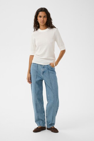 SOAKED IN LUXURY Pullover 'Spina' i hvid