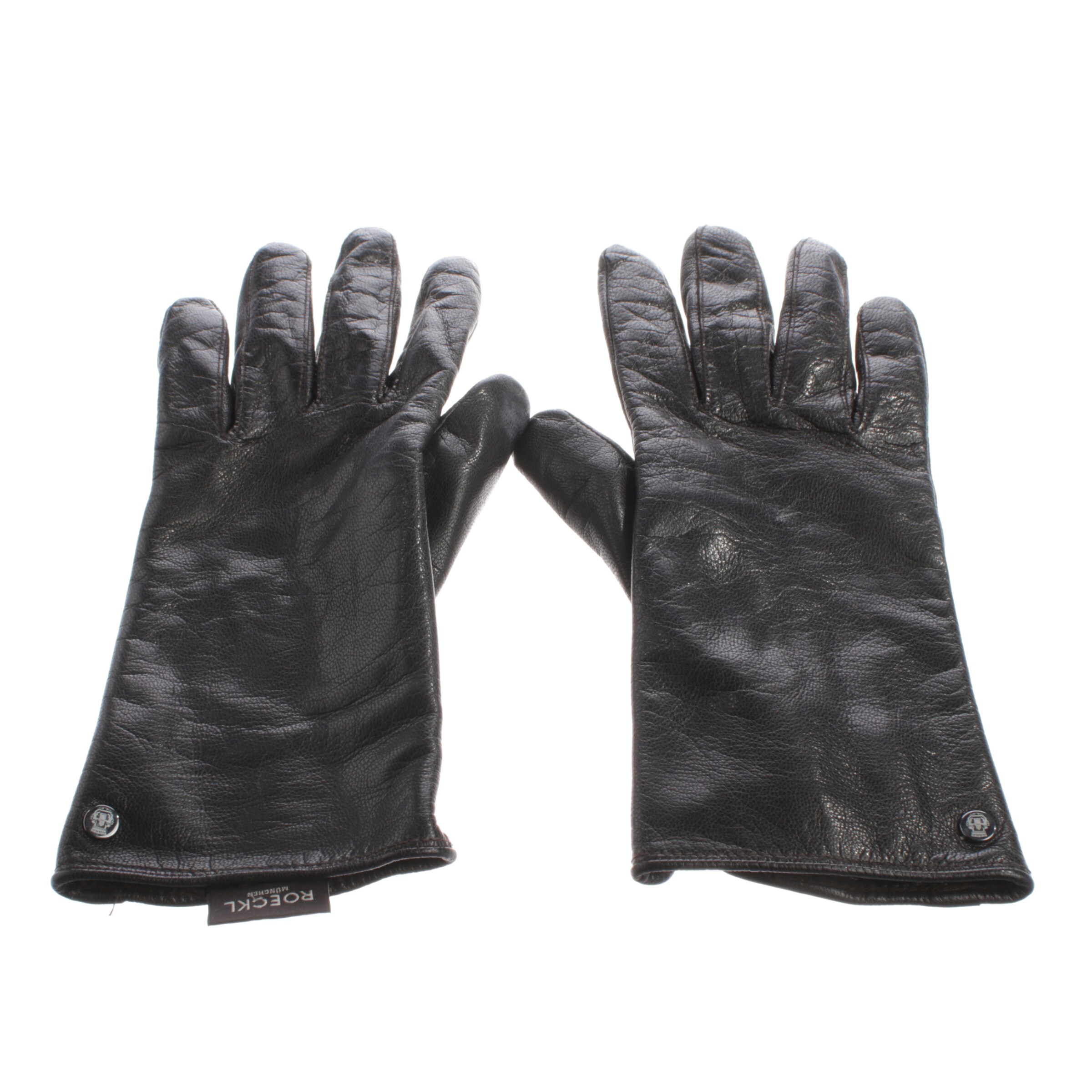 Roeckl Handschuhe L in Schwarz: Vorderseite