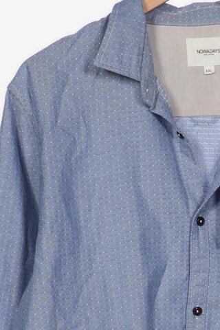 NOWADAYS Button Up Shirt in XXL in Blue