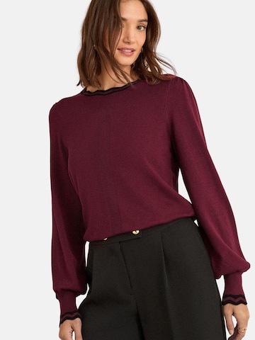 love & rosesPulover - crvena boja: prednji dio