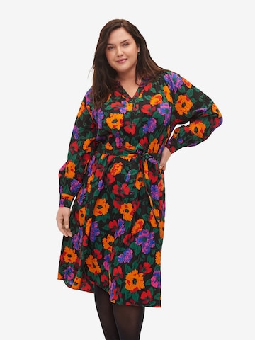 Robe Zizzi en mélange de couleurs : devant