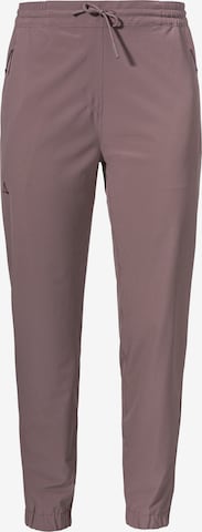 Schöffel Outdoor trousers 'Vienna' in Purple: front
