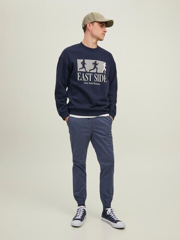 JACK & JONES Дънки Tapered Leg Панталон 'GORDON LANE' в синьо