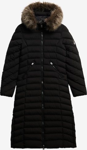 Superdry Tussenmantel in Zwart: voorkant