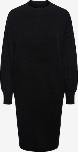 PIECES Pletena obleka 'Cale' | črna barva, Prikaz izdelka