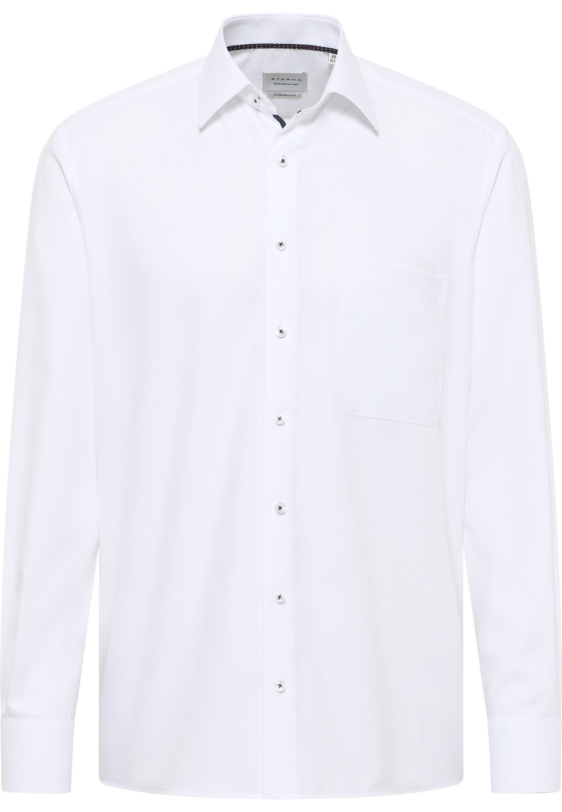 ETERNA Comfort fit Zakelijk overhemd in Wit: voorkant