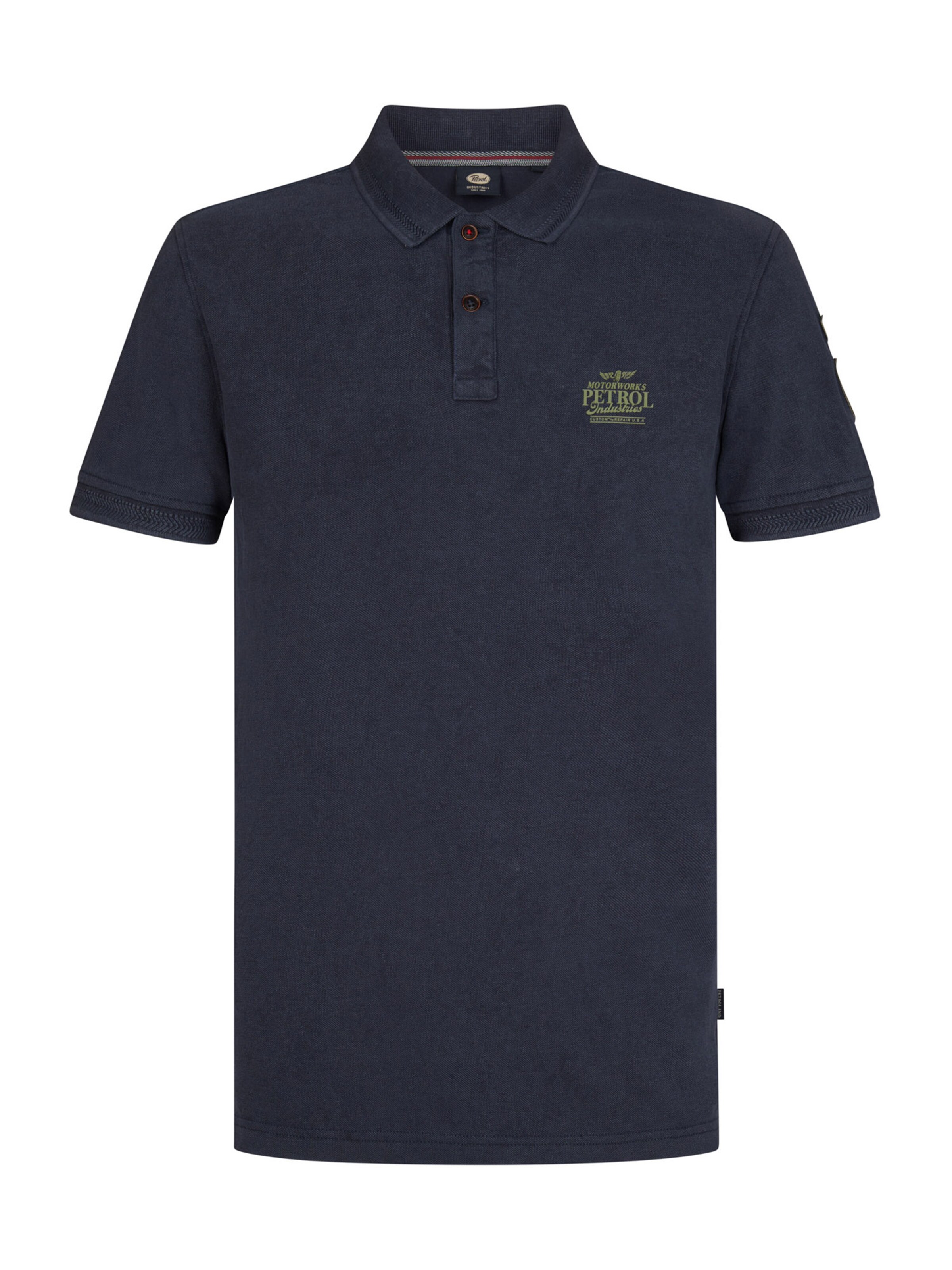 Petrol Industries Tričko – modrá: přední strana