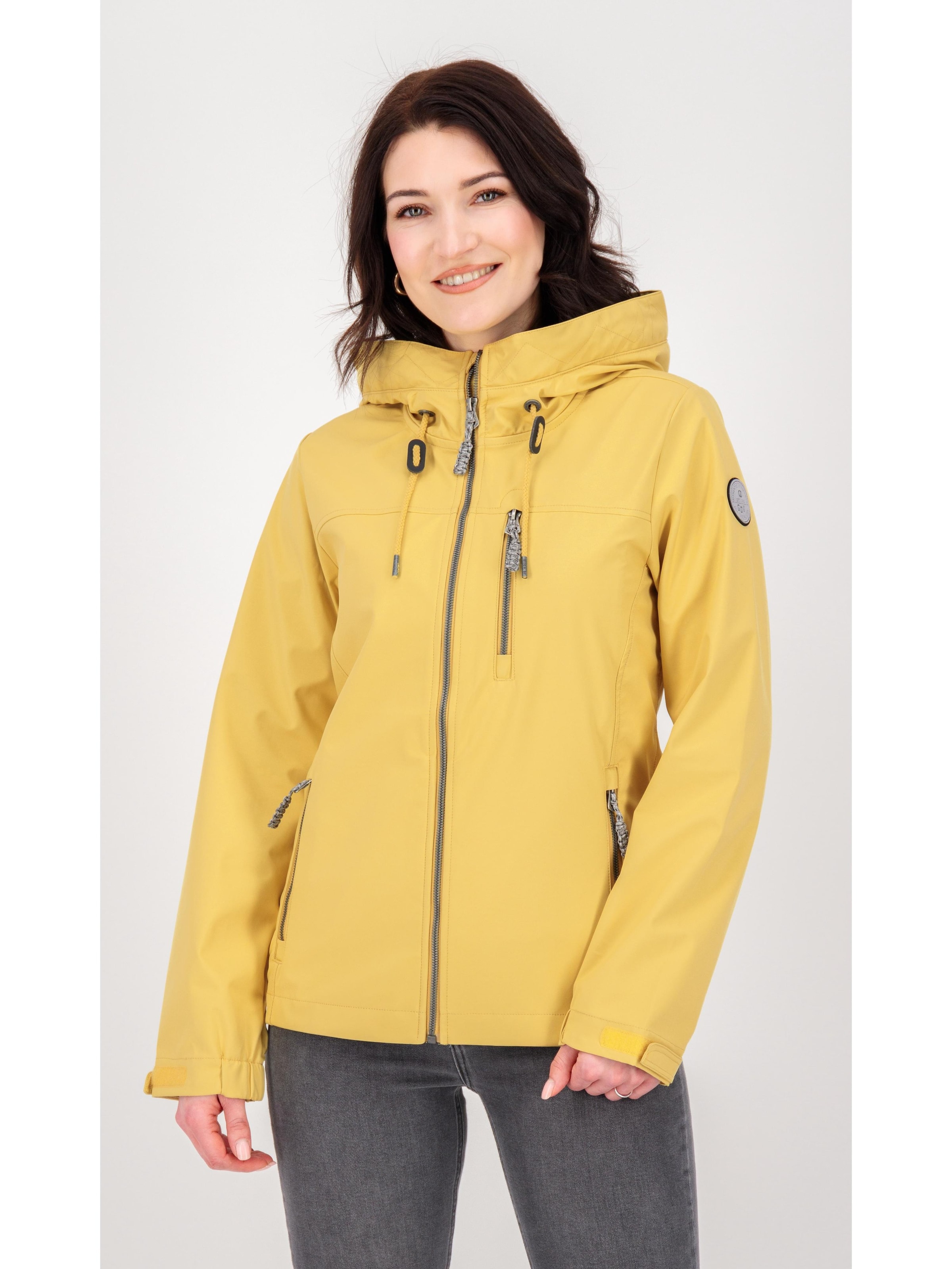 KILLTEC Tussenjas 'GS 97 WMN' in Geel: voorkant