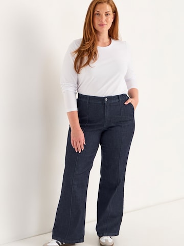 Cellbes of Sweden Wide leg Bandplooi jeans in Blauw