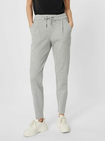 VERO MODA Tapered Broek 'Eva' in Grijs: voorkant