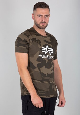 ALPHA INDUSTRIES Shirt 'Basic Logo' in Mixed colors: front