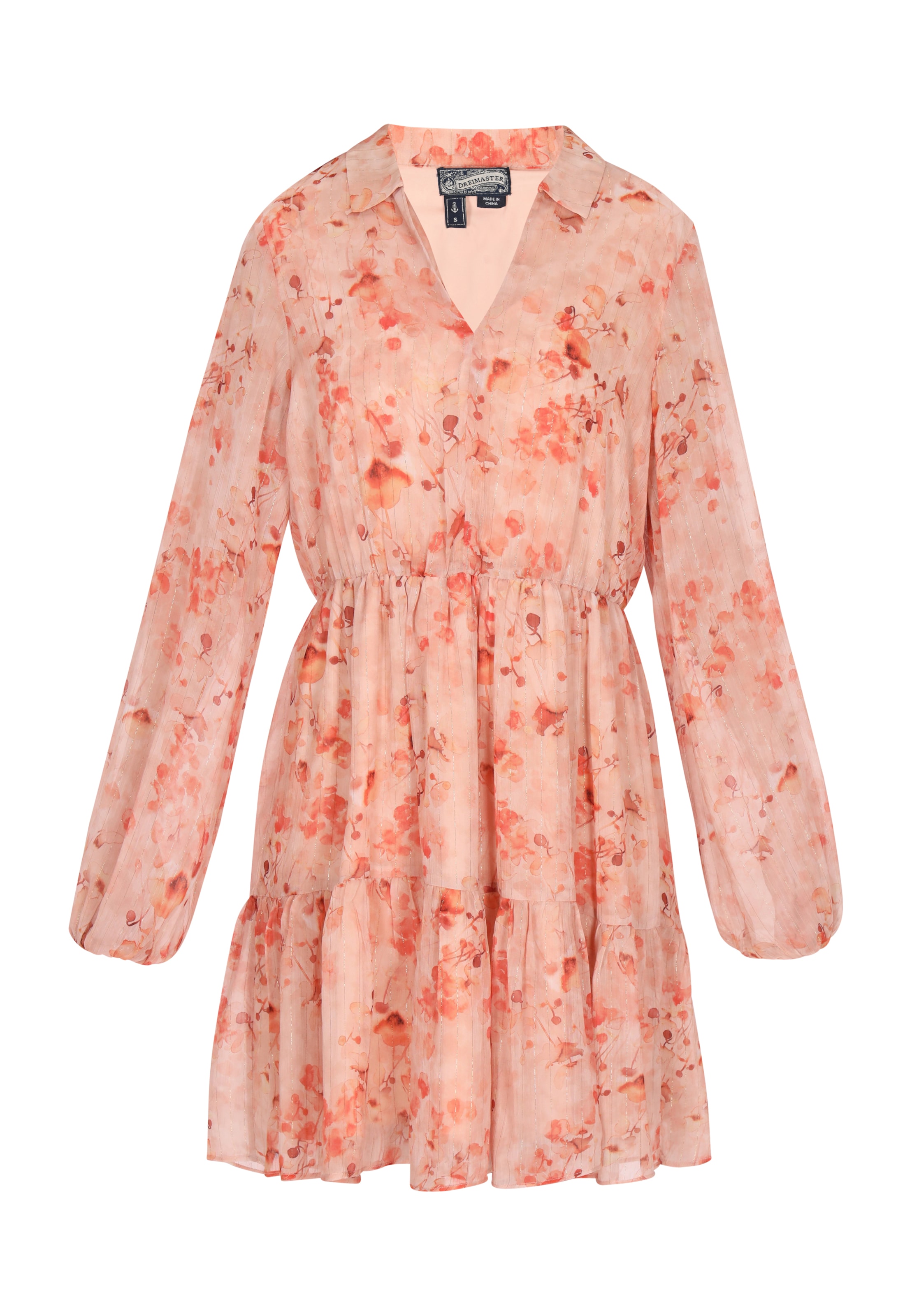 DreiMaster VintageKošulja haljina 'Vintage' - bež boja: prednji dio