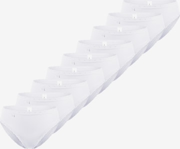 SLOGGI Slip '24/7 Cotton Lace' in White: front