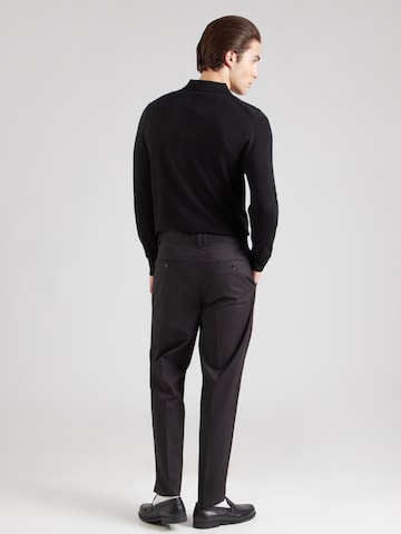 Calvin Klein Конический (Tapered) Плиссированные брюки в Черный