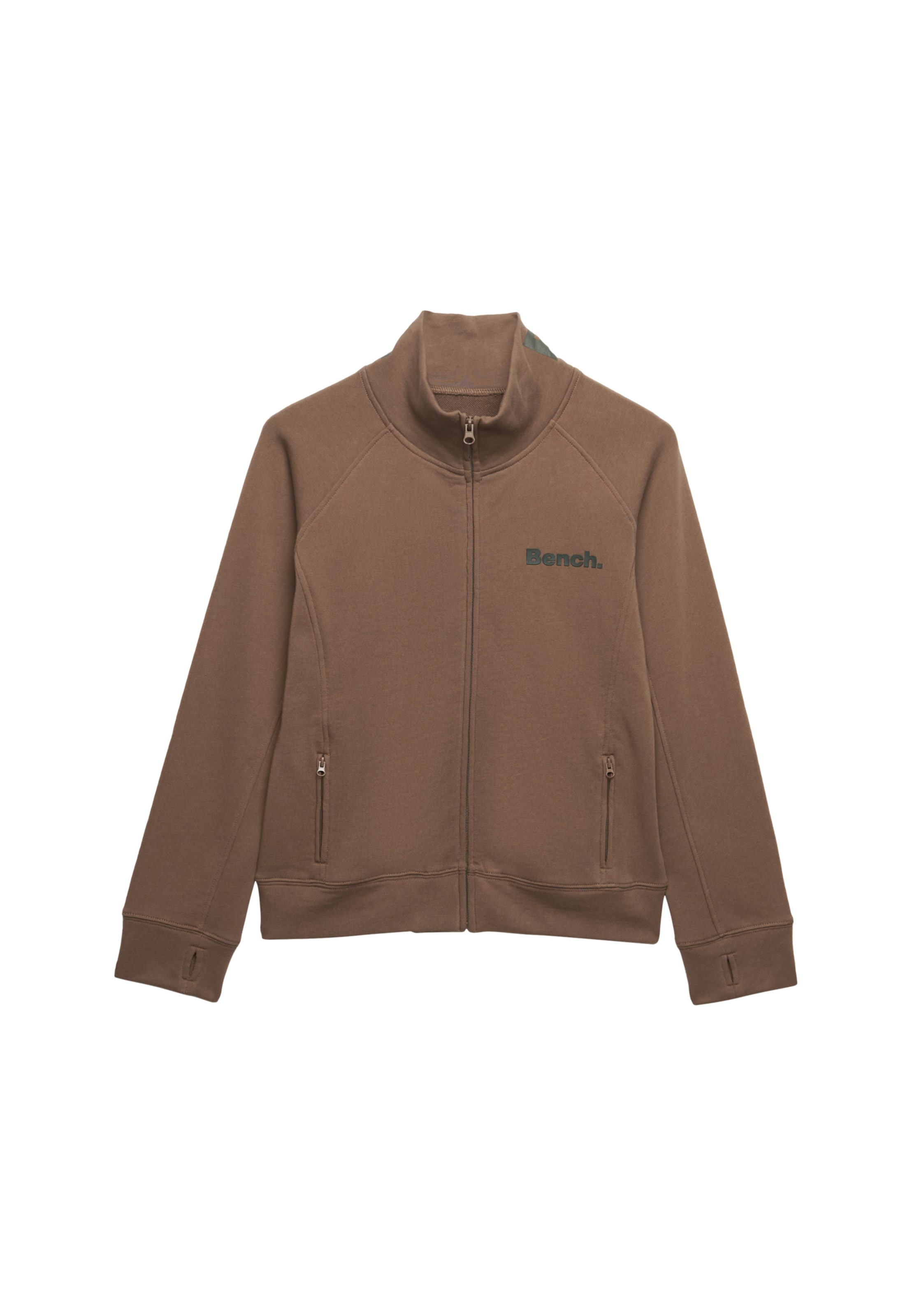 Veste de survêtement 'Bench x Superdry & Co' BENCH en marron : devant