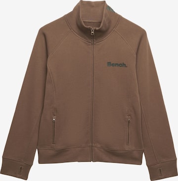 Veste de survêtement 'Bench x Superdry & Co' BENCH en marron : devant