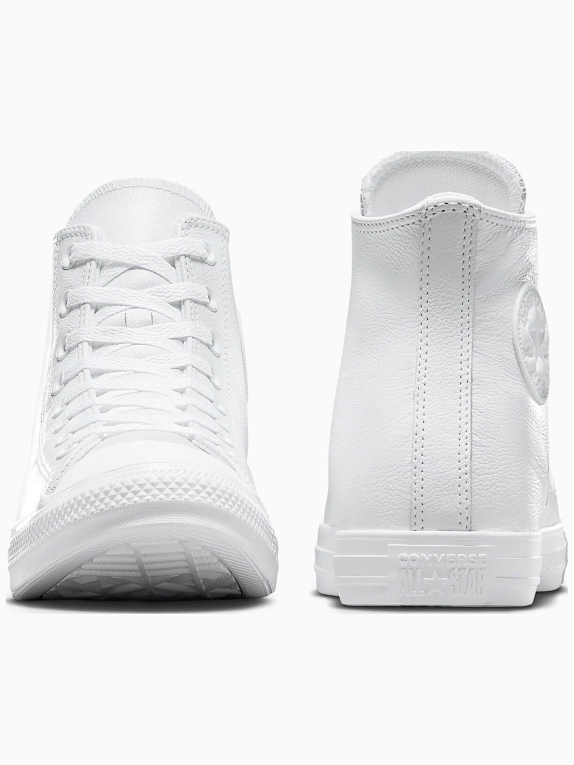 Sneaker alta 'Converse Chuck Taylor All Star Leather' di CONVERSE in bianco